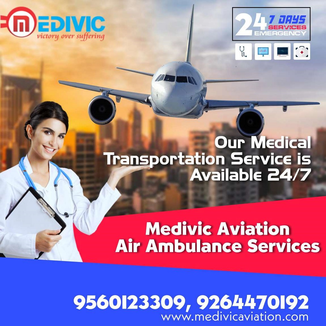 Take the Finest Medical Care by Medivic Air Ambulance from Ranchi - Wedoadz