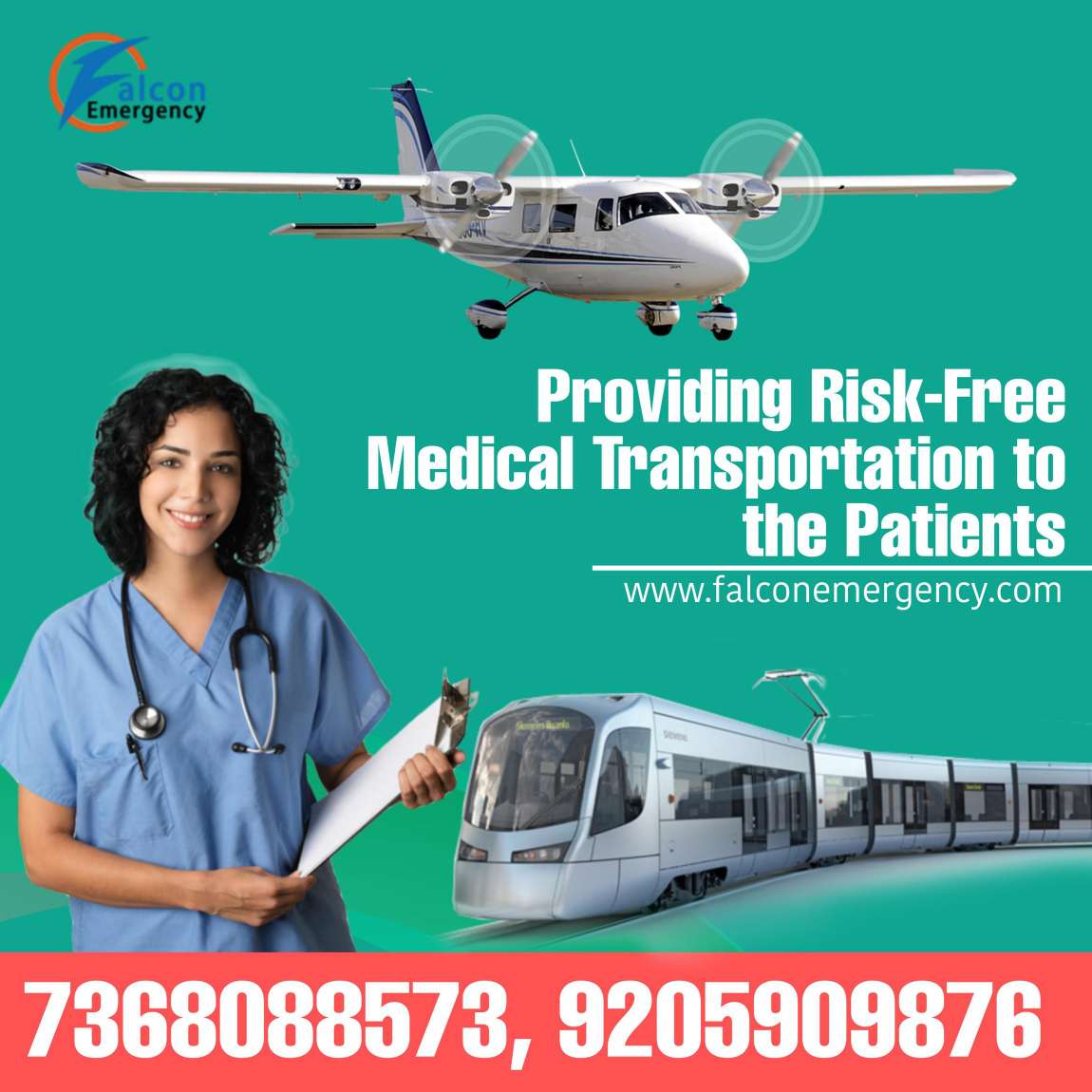 Falcon Train Ambulance in Guwahati is Delivering Transfer to Distant ...