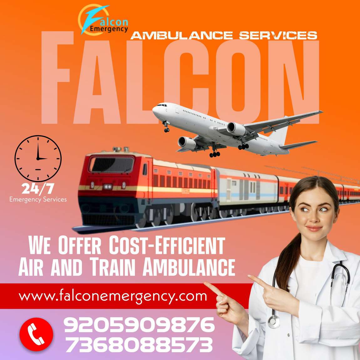 Falcon Emergency - Relocation Become Safe by Train Ambulance in Kolkata ...