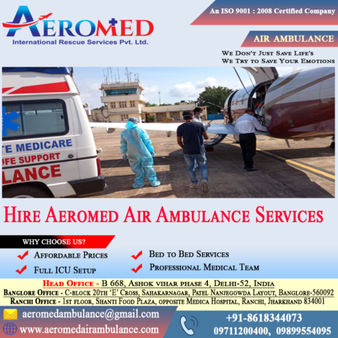 Aeromed-Air-Ambulance-Guwahati