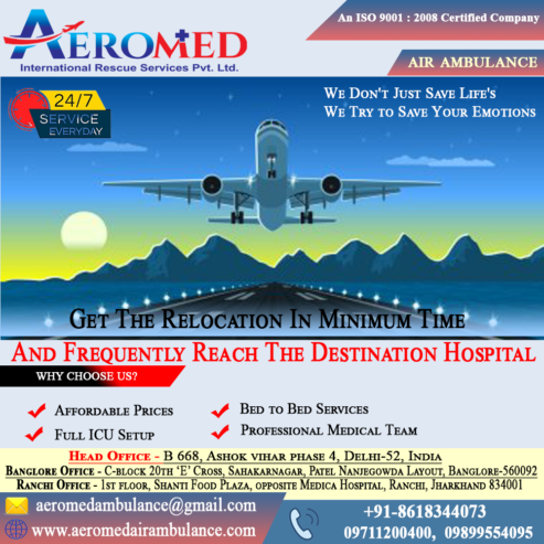 Aeromed-Air-Ambulance-Ranchi