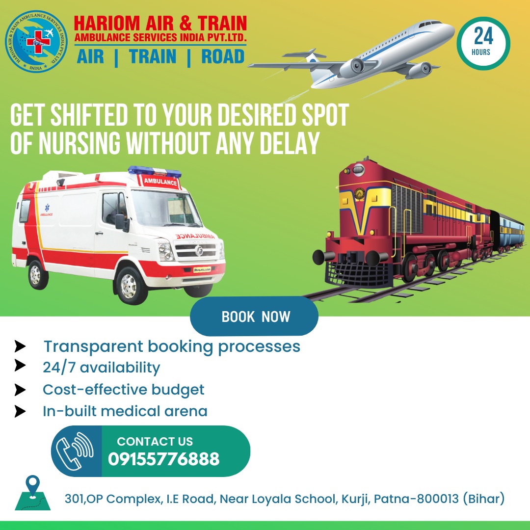 Life saving patterns providing by Hariom Air Ambulance Service in ...