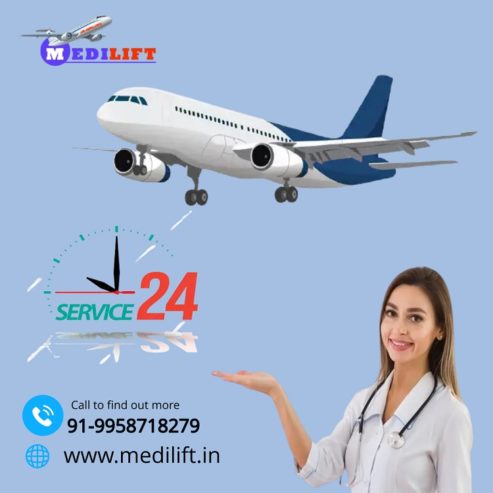 Hire-Best-Medical-Support-Air-Ambulance-Service-by-Medilift