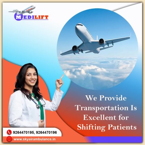 Hire-Superior-Medical-Support-Air-Ambulance-Service-by-Medilift